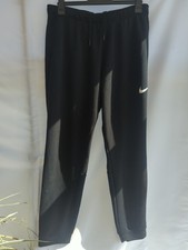 Mens Nike Dri Fit Standard Fit Black Joggers Size XL