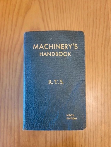 Machinerys handbook ninth - machinerys,