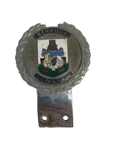 Vintage bermuda car badge - car,