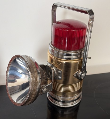 Vtg pifco red dome - dome, lantern