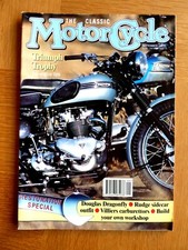 The Classic MOTORCYCLE Magazine September 1992 Triumph Trophy, Douglas