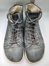 Birkenstock Size 10.5 45 Grey Narrow Fit Mens Leather Boots Lace Up 