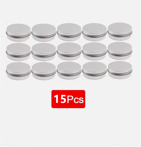 15x small mini round - round, tin