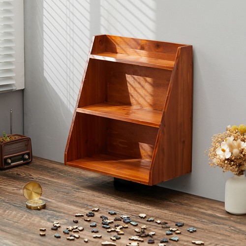 Hanging wall shelf wood ladder - wall,