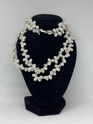 Argento pearl necklace double - argento,