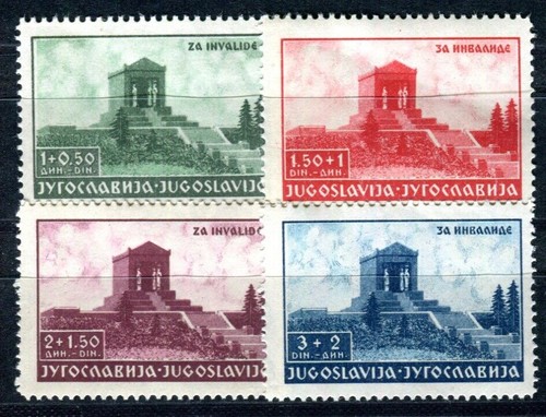 Yugoslavia 1939 389 392 - 389-392, **