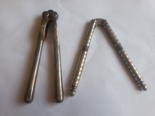 Vintage antique metal - metal, nut