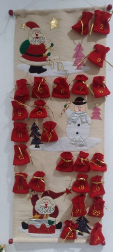 Christmas advent calendar - advent, wall