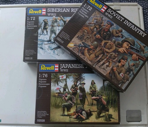 Revell joblot ww2 1 76 - 1/72, &
