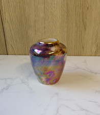 Vintage Old Court Ware Hand Painted lustre Small Mini Vase 