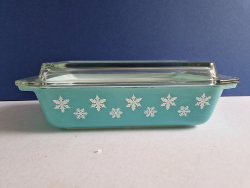 Pyrex snowflake turquoise - snowflake,