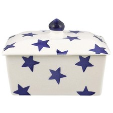 Emma Bridgewater Blue Star Small Butter Dish English Earthenware 1BST010143