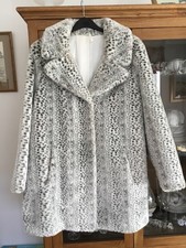 M&S Faux fur Coat Size 20 -