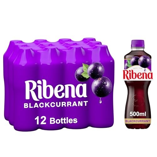 Ribena blackcurrant juice - ribena,
