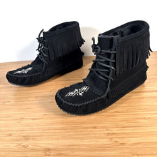 Manitobah Mukluks Black Suede