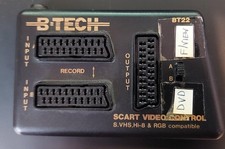 B-TECH BT22 SCART VIDEO SWITCH