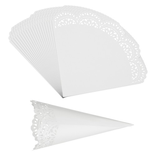 Pcs wedding confetti cones - 50,