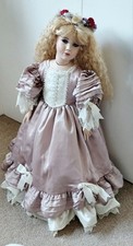 Large Porcelain Doll Vintage