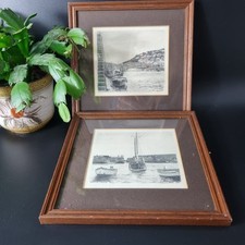 Pair framed print pencil - print,