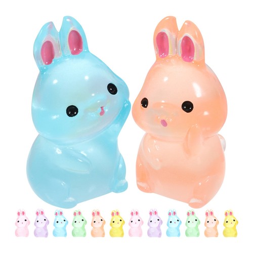 Tiny resin rabbit miniature - tiny,