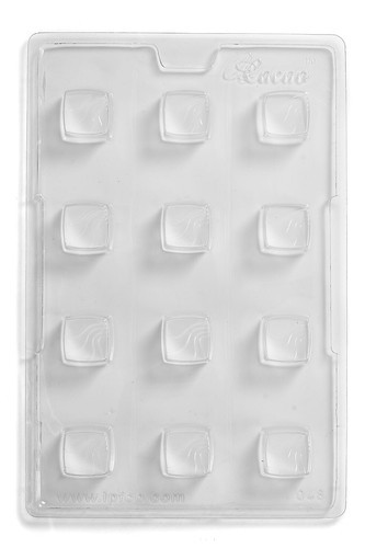 Square base chocolate mould - square,