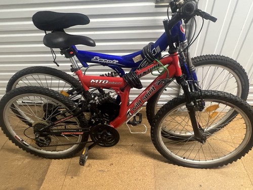 Mountain bike with dual - bike,