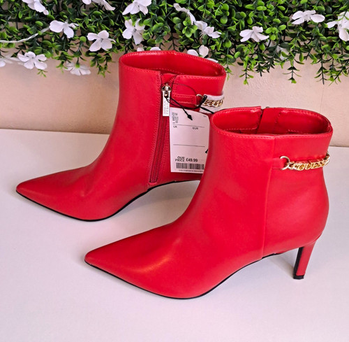 Guess women red pointed toe - red,