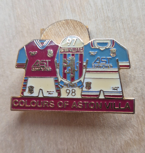 Vintage aston villa pin - vintage,