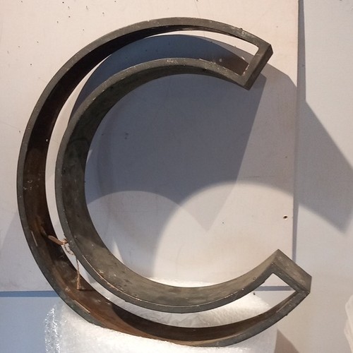 Vintage metal letter - letter,