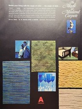 Masland Carpets the Magic of Color Carlisle PA Colors Patterns Print Ad 1963
