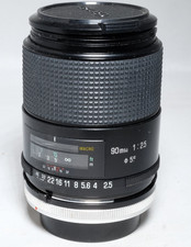 Tamron 90mm f/2.5 SP Macro Lens Adaptall Manual Focus for Canon FD Mount SLR