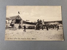 PORTEYNON LIFEBOAT Gower vintage c1910 real photo RPPC postcard Port Eynon