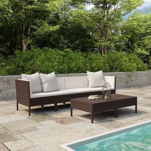 Garden furniture set brown - garden,