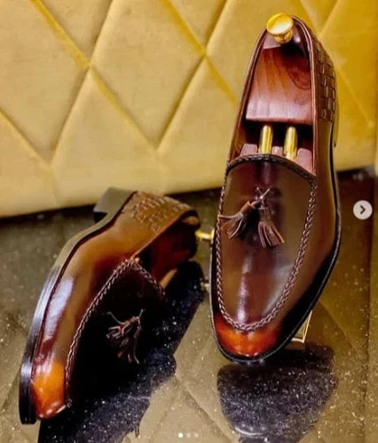 Men handmade brown leather - men’s,