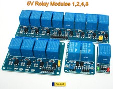 5V Relay Module 1/2/4/6/8