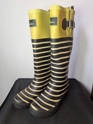 Joules tall wellyprint striped - tall,