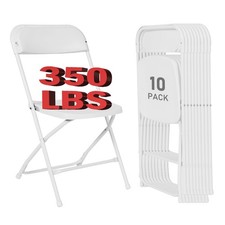White Plastic Folding Chairs