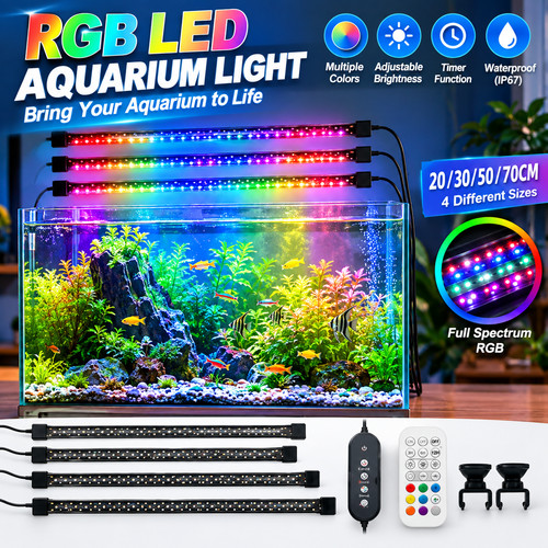 Aquarium fish tank lights rgb - tank,