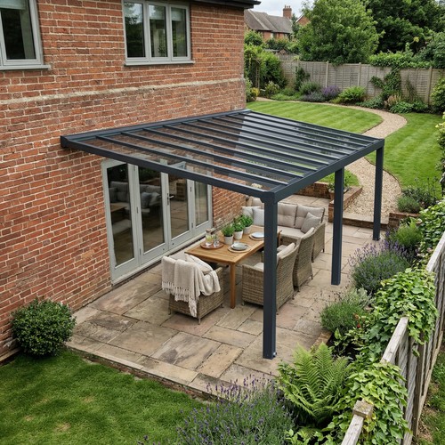 Lean veranda pergola - to,