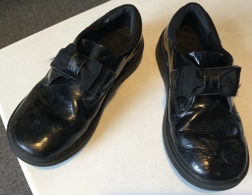 Girls patent school shoes - m&s,