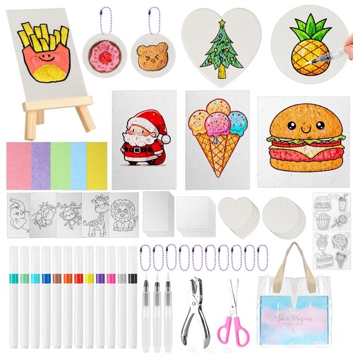 62pcs magic puffy paint - 62pcs,