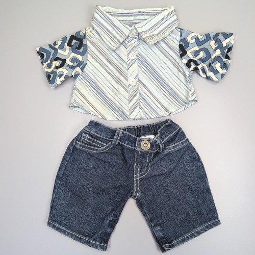 Bear factory blue striped - factory,