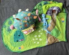 RARE 2007 In The Night Garden Soft N Cosy Pinky Ponk, Play Mat & IgglePiggle