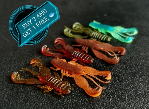 4cm crayfish bug soft bait - bug,