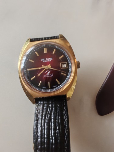 Waltham gold plated automatic - plated,
