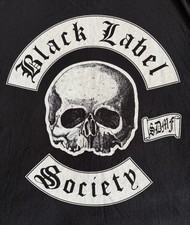 Black Label Society Unisex T-Shirt Black Back Print Medium Very Good Official
