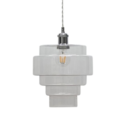 Modern tiered glass easy fit - glass,