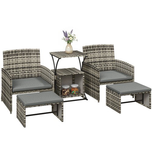 Outsunny piece rattan - outsunny, garden