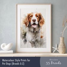 Dog Print – Watercolour