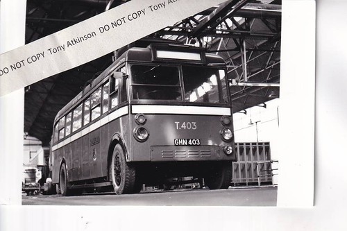 Bradford trolley bus kerr - kerr, /